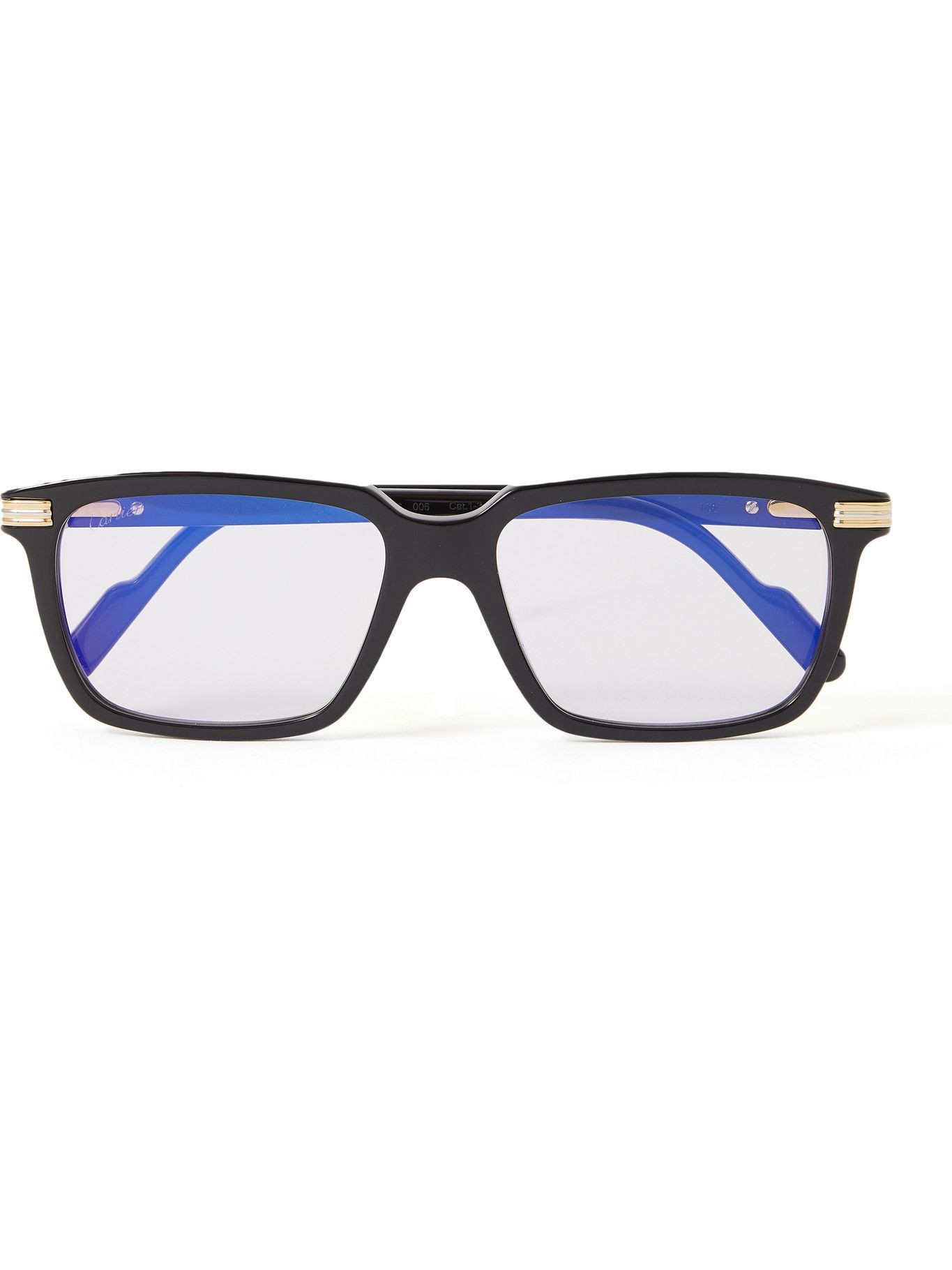 Cartier Eyewear Rectangular Frame Acetate Photochromic Sunglasses Cartier 