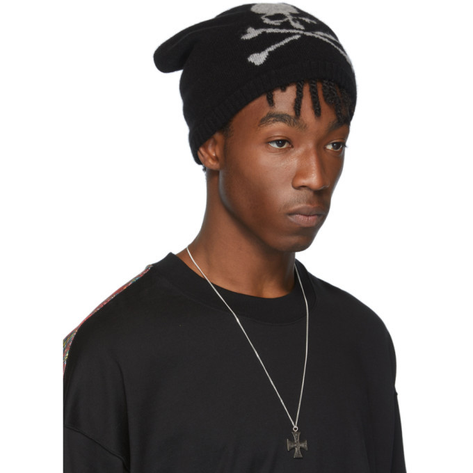 mastermind WORLD Black Cashmere Skull 