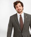 Brooks Brothers Men's Regent Fit Two-Button Grey Black 1818 Suit