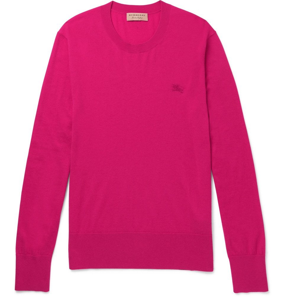 burberry sweater mens pink