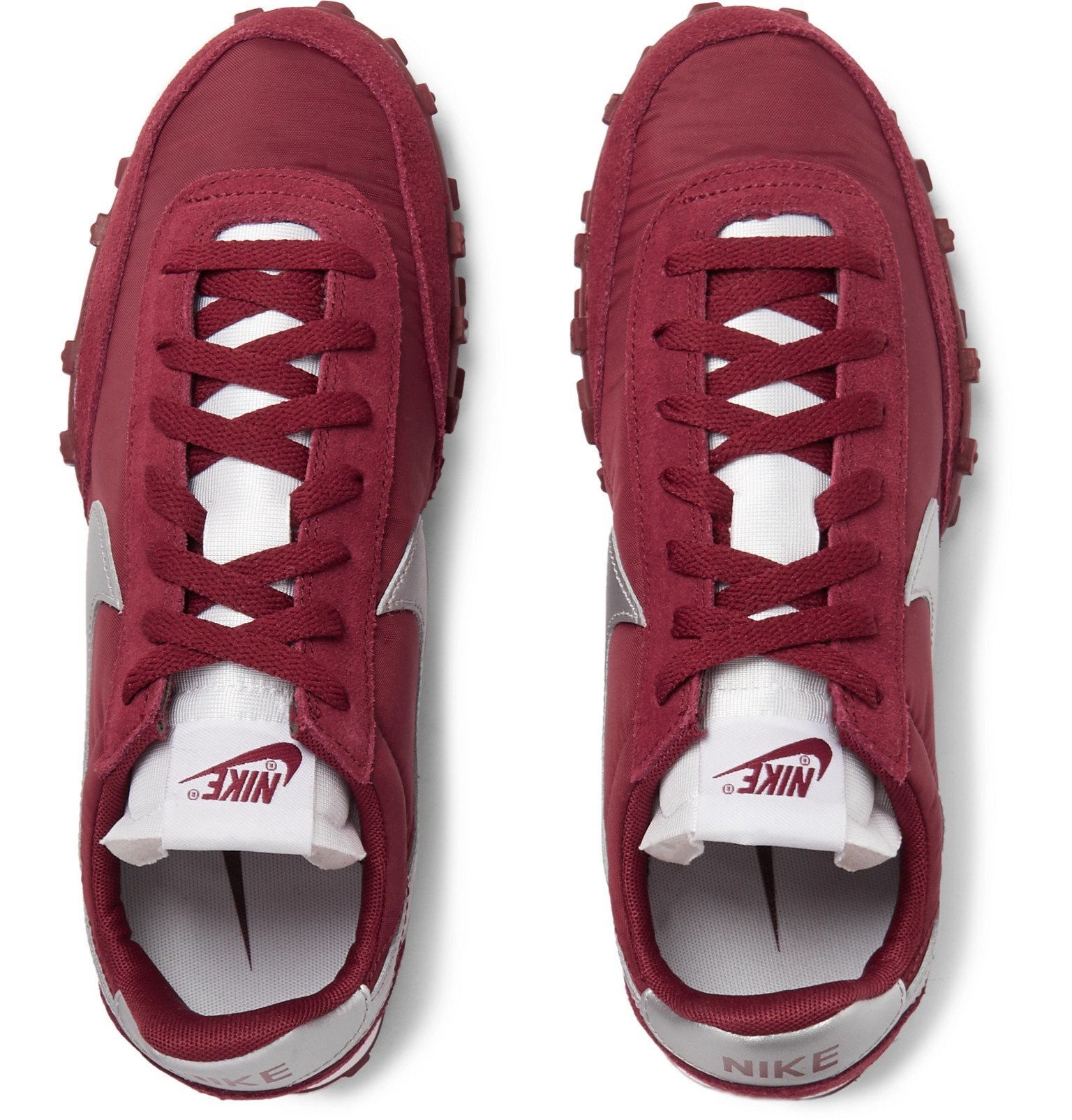 nike waffle racer burgundy