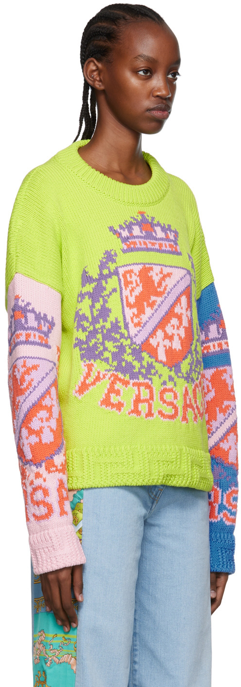 versace multicolor sweater