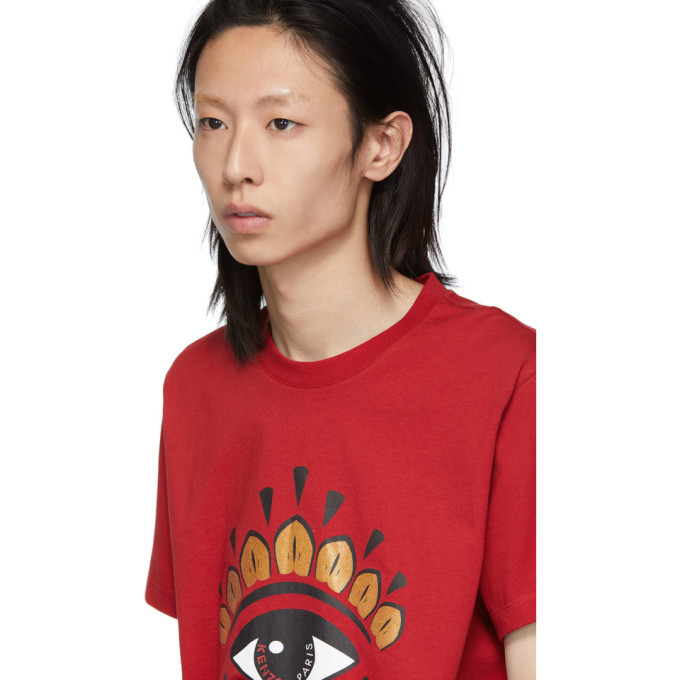 kenzo red eye t shirt