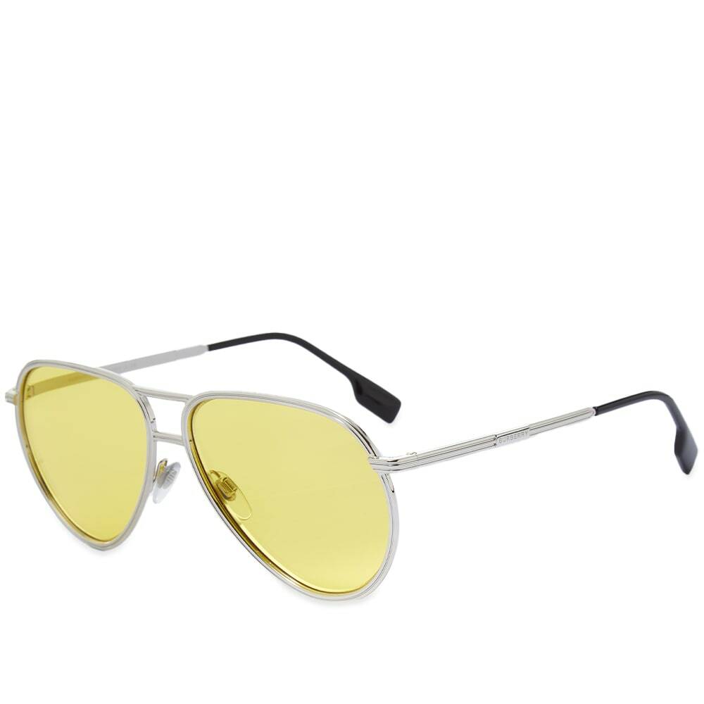 Burberry Eyewear Men's Burberry Scott Sunglasses in Yellow Burberry