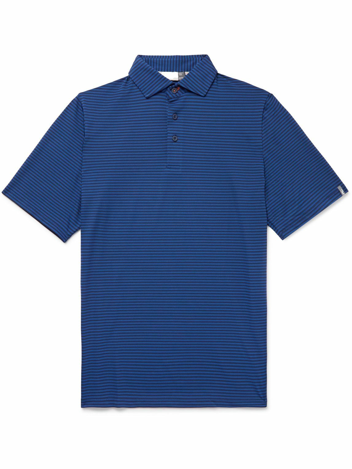 Kjus Golf - Lee Striped Piqué Golf Polo Shirt - Blue Kjus Golf