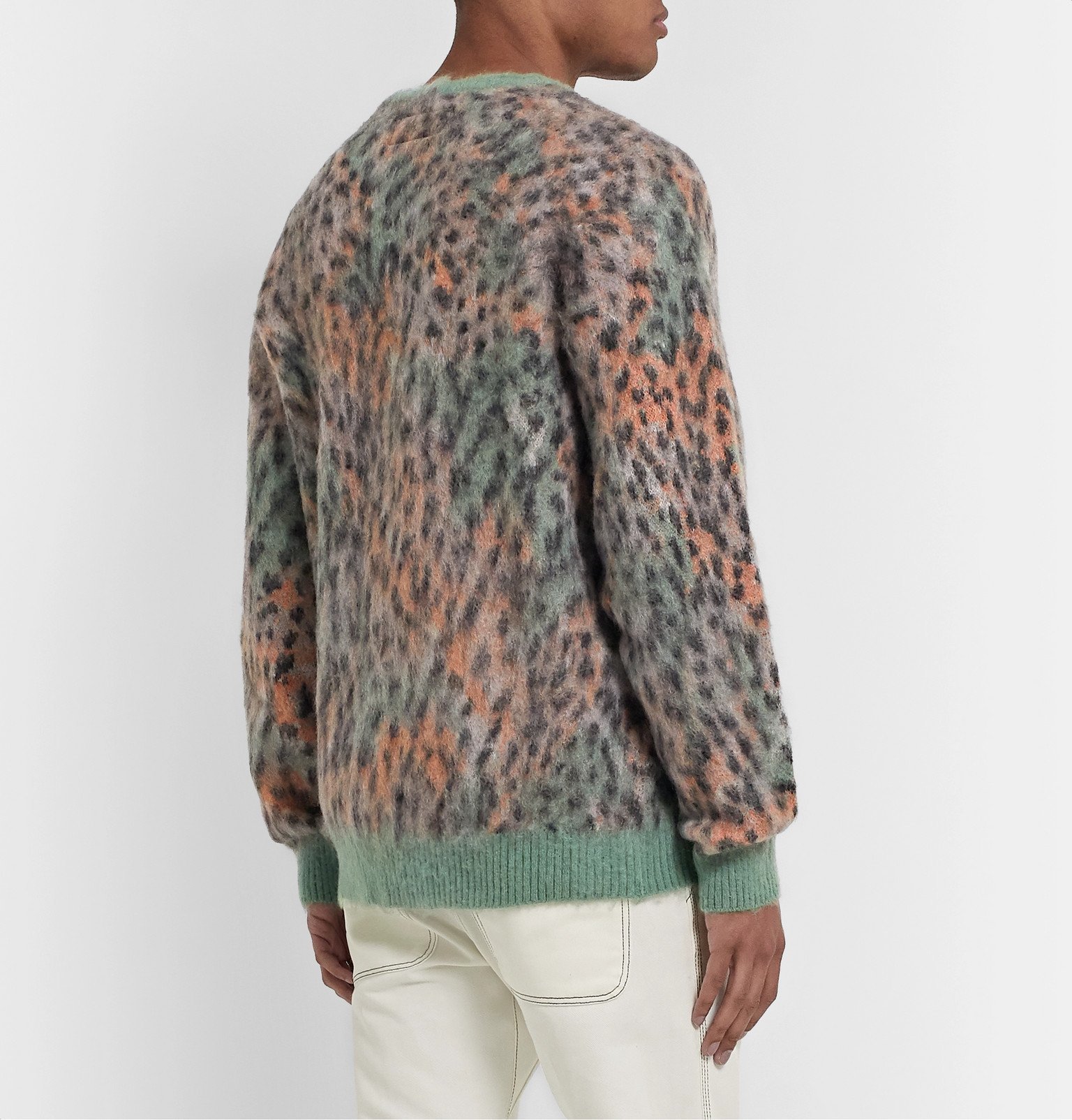 新品 L wacko maria LEOPARD MOHAIR CARDIGAN+spbgp44.ru