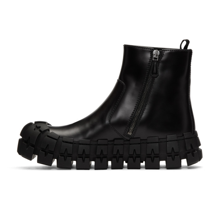 zip prada boots