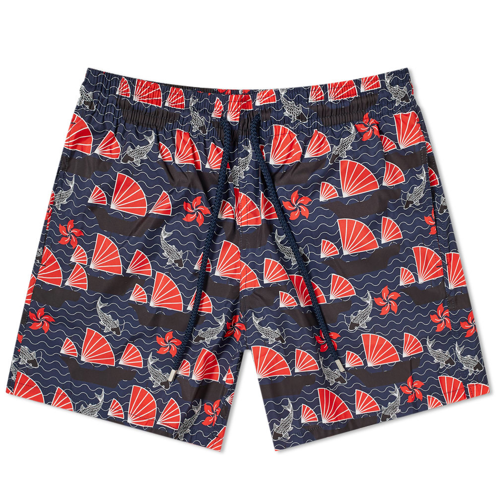 Vilebrequin Mahina Hong Kong Print Swim Shorts Vilebrequin