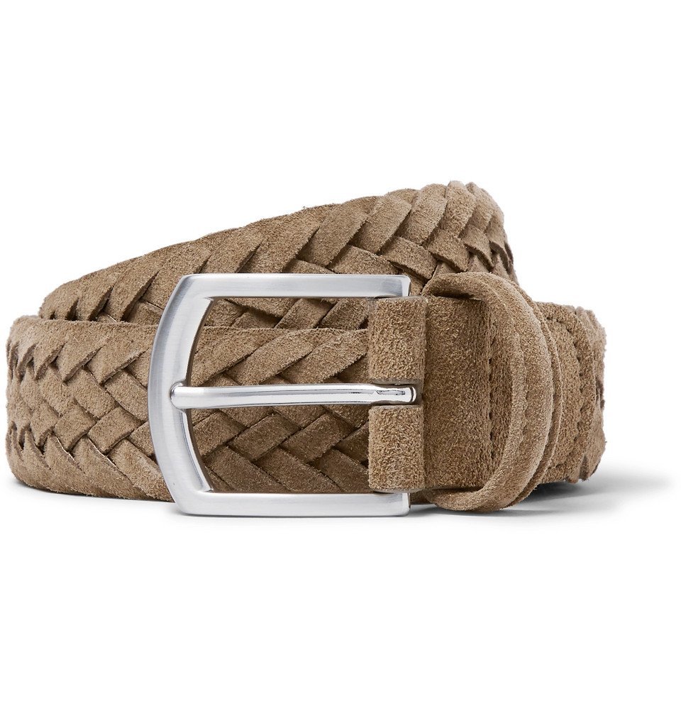 light brown suede belt