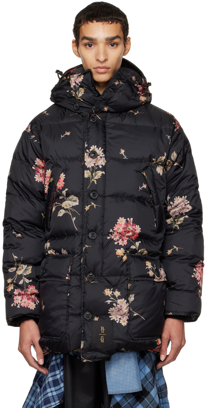 R13 Black Upside Down Coat R13
