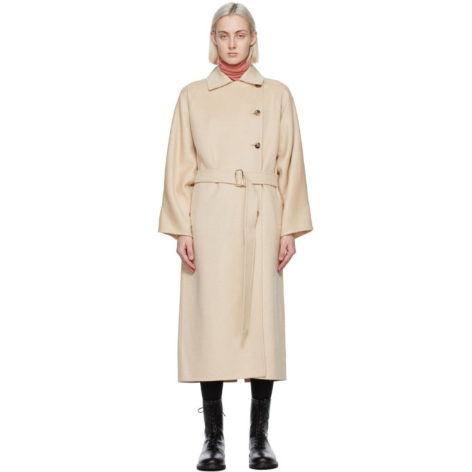 Max Mara Beige Camel Osol Coat Max Mara