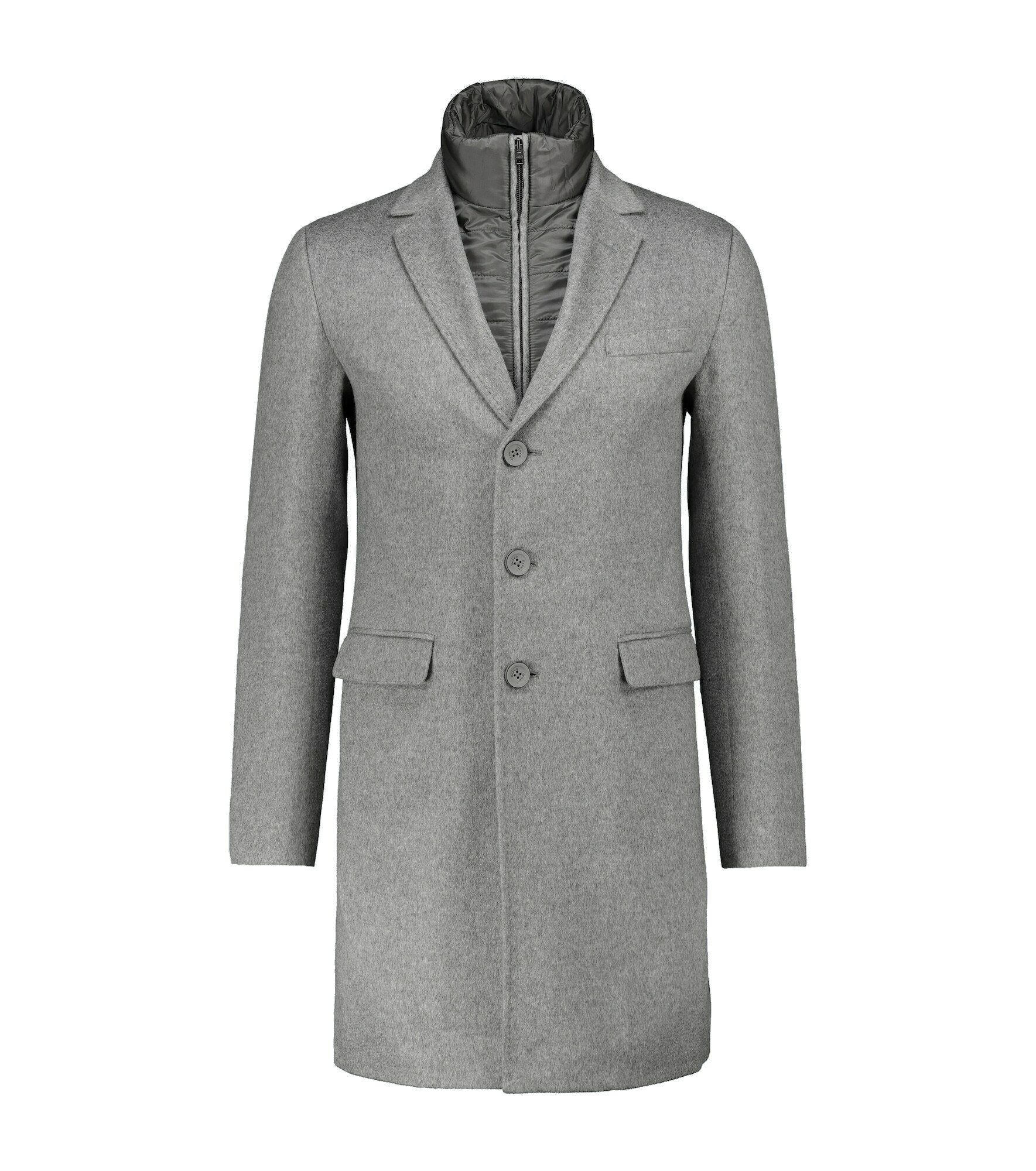 Herno - Layered cashmere overcoat Herno