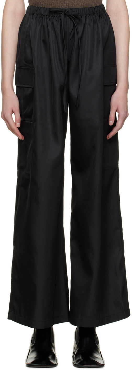 Reformation Black Ethan Trousers