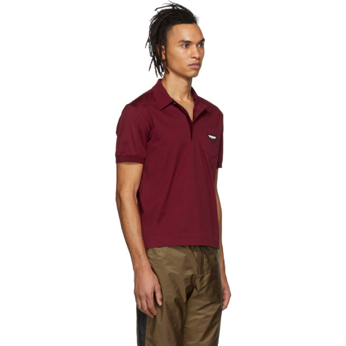 prada red polo