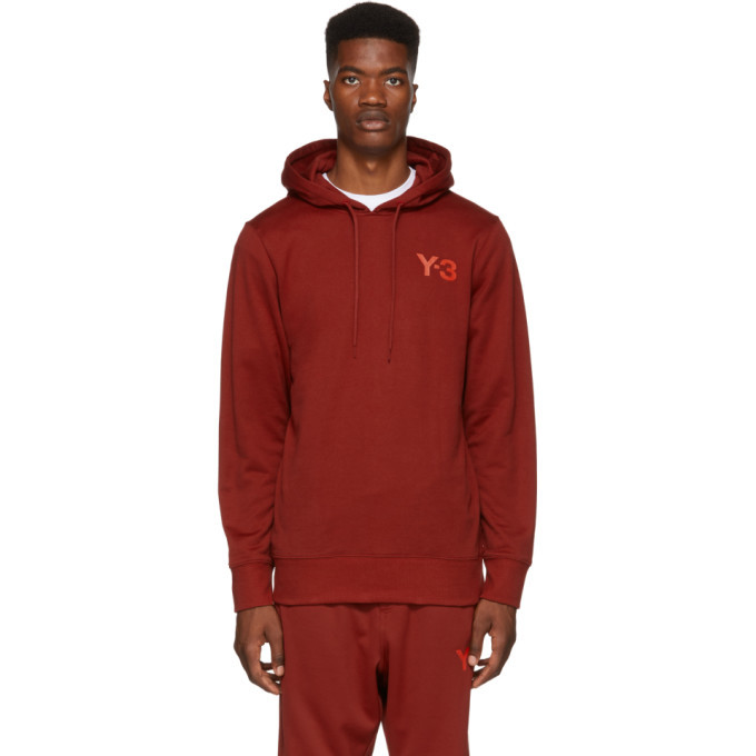 y3 red hoodie