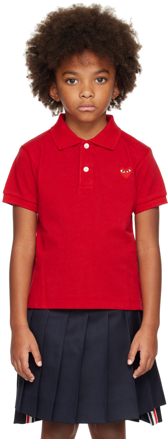 Comme des Garçons Play Kids Red Heart Polo Comme des Garcons Play