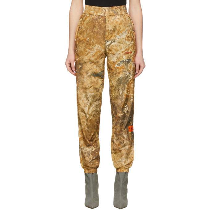 Heron Preston Brown Nylon Camo Lounge 