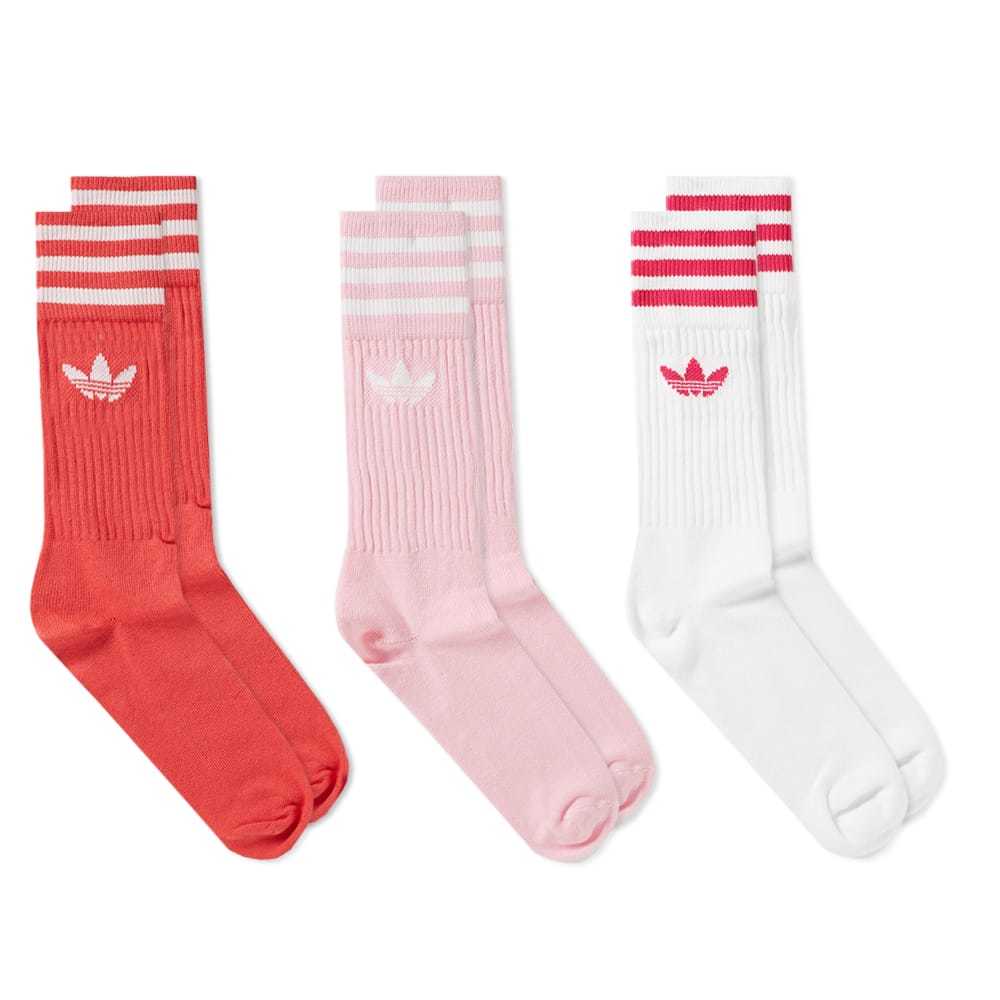 pink adidas socks
