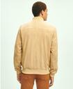 Brooks Brothers Men's Sueded Leather Jacket | Beige