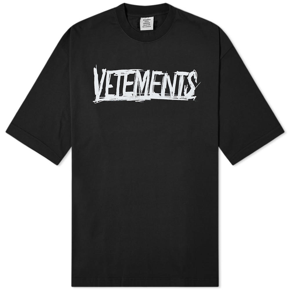 VETEMENTS World Tour Oversized Logo Tee Vetements