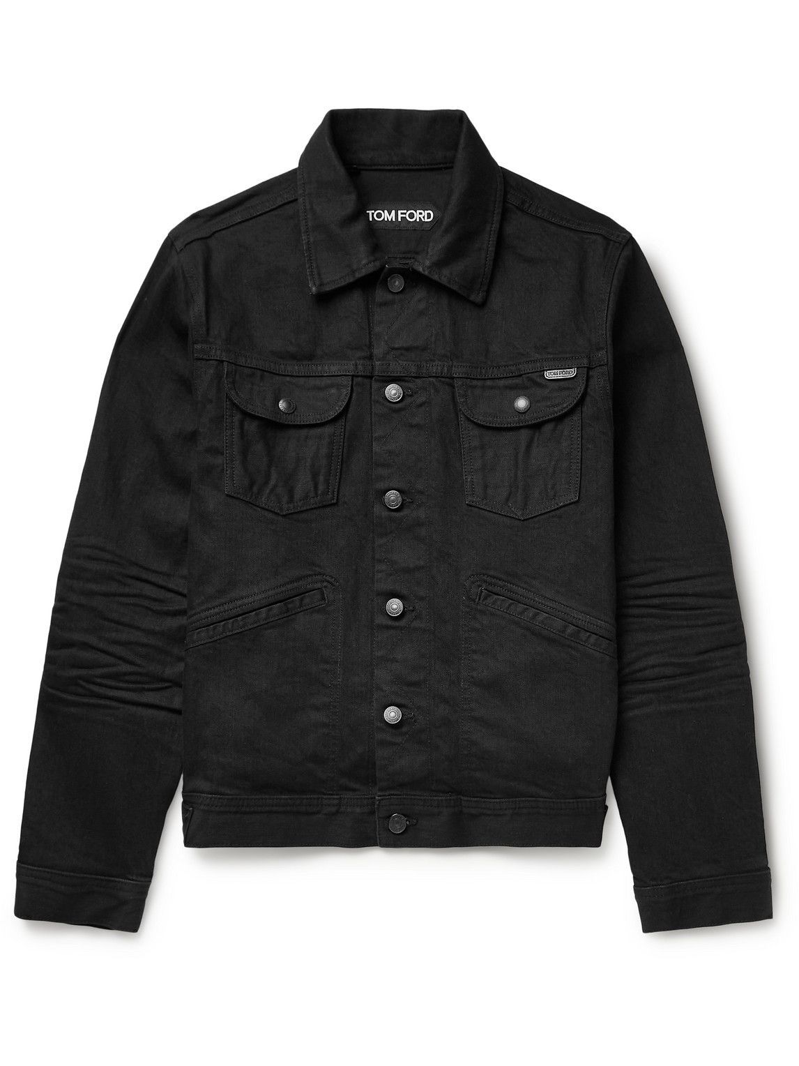 TOM FORD - Selvedge Denim Jacket - Black TOM FORD