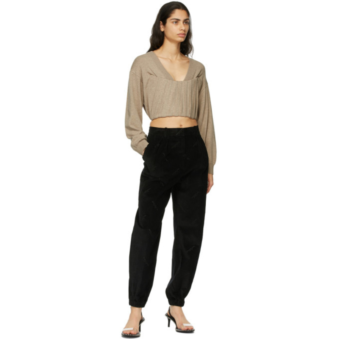 Alexander Wang Beige Corset V-Neck 