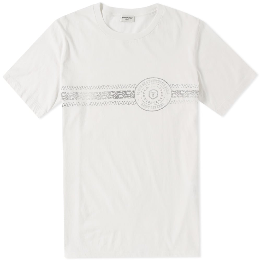 saint laurent university tee