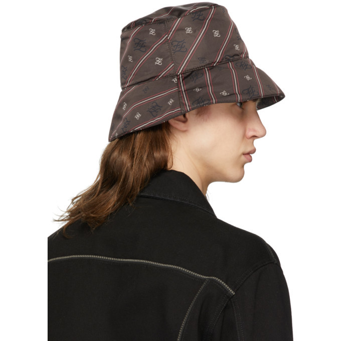 Fendi Brown Karligraphy Bucket Hat Fendi