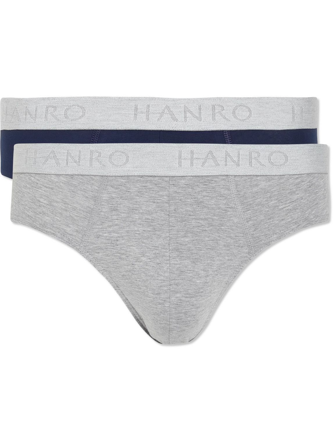 Hanro - Two-Pack Stretch-Cotton Jersey Briefs - Multi Hanro