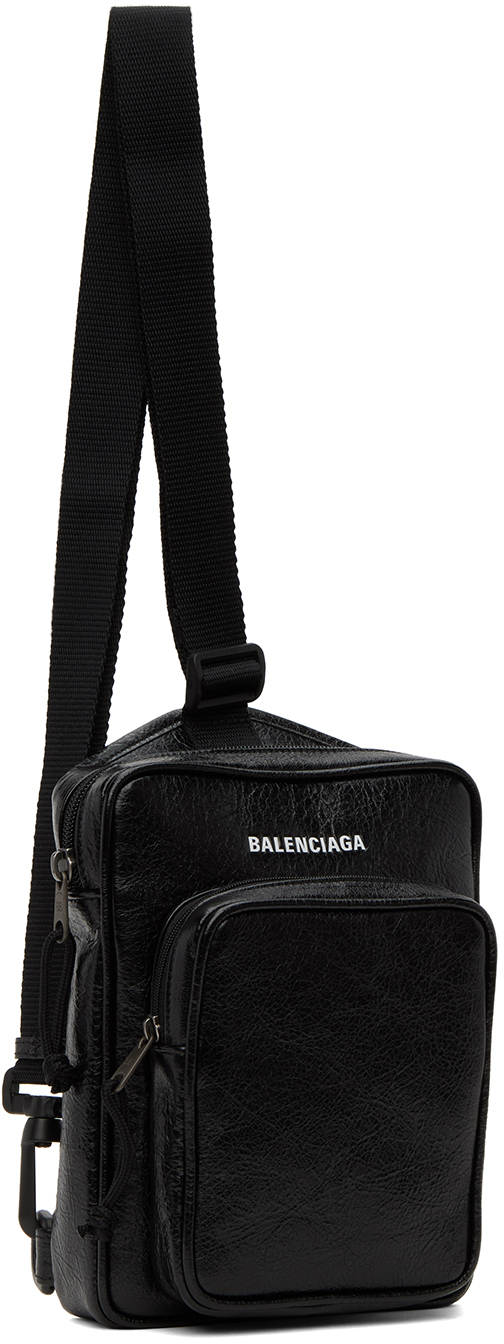 Balenciaga Black Explorer Messenger Bag Balenciaga