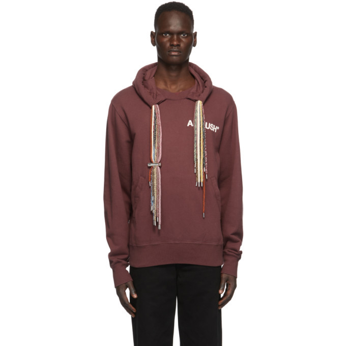 Ambush Burgundy Multi Cord Hoodie Ambush