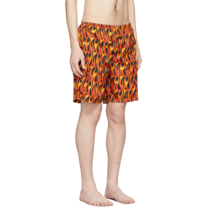 palm angels flame shorts