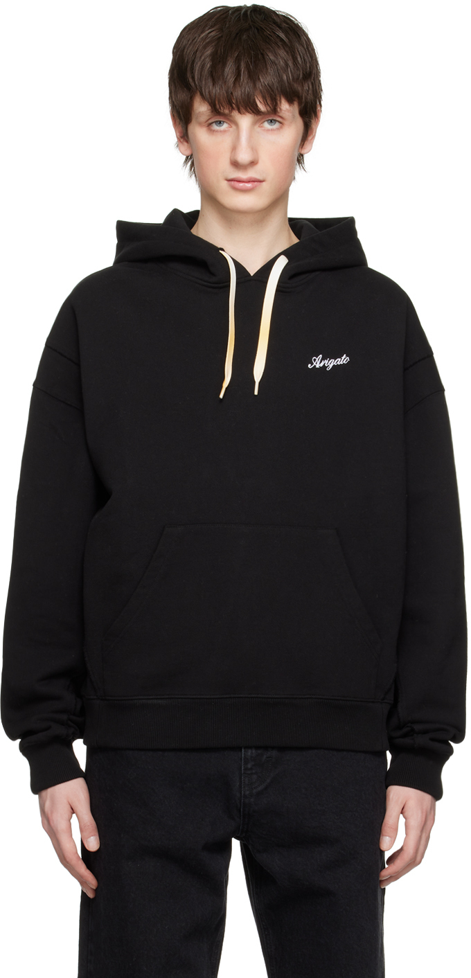 Axel Arigato Black Chopped Ombré Hoodie Axel Arigato