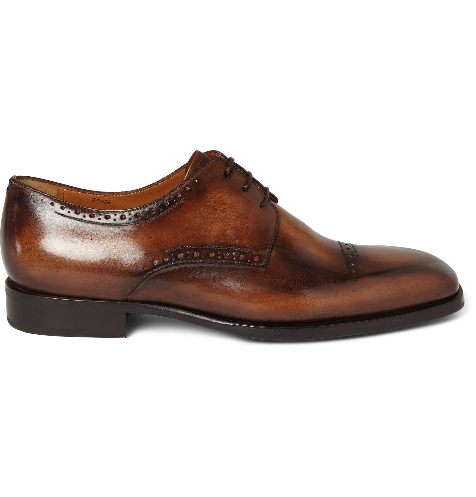 Berluti - Leather Derby Shoes - Brown Berluti