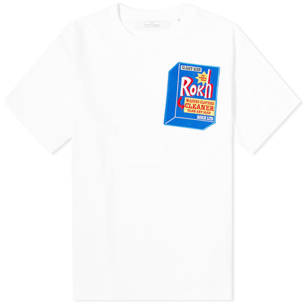 rokh Women's Detergent Graphic TShirt in White Rokh