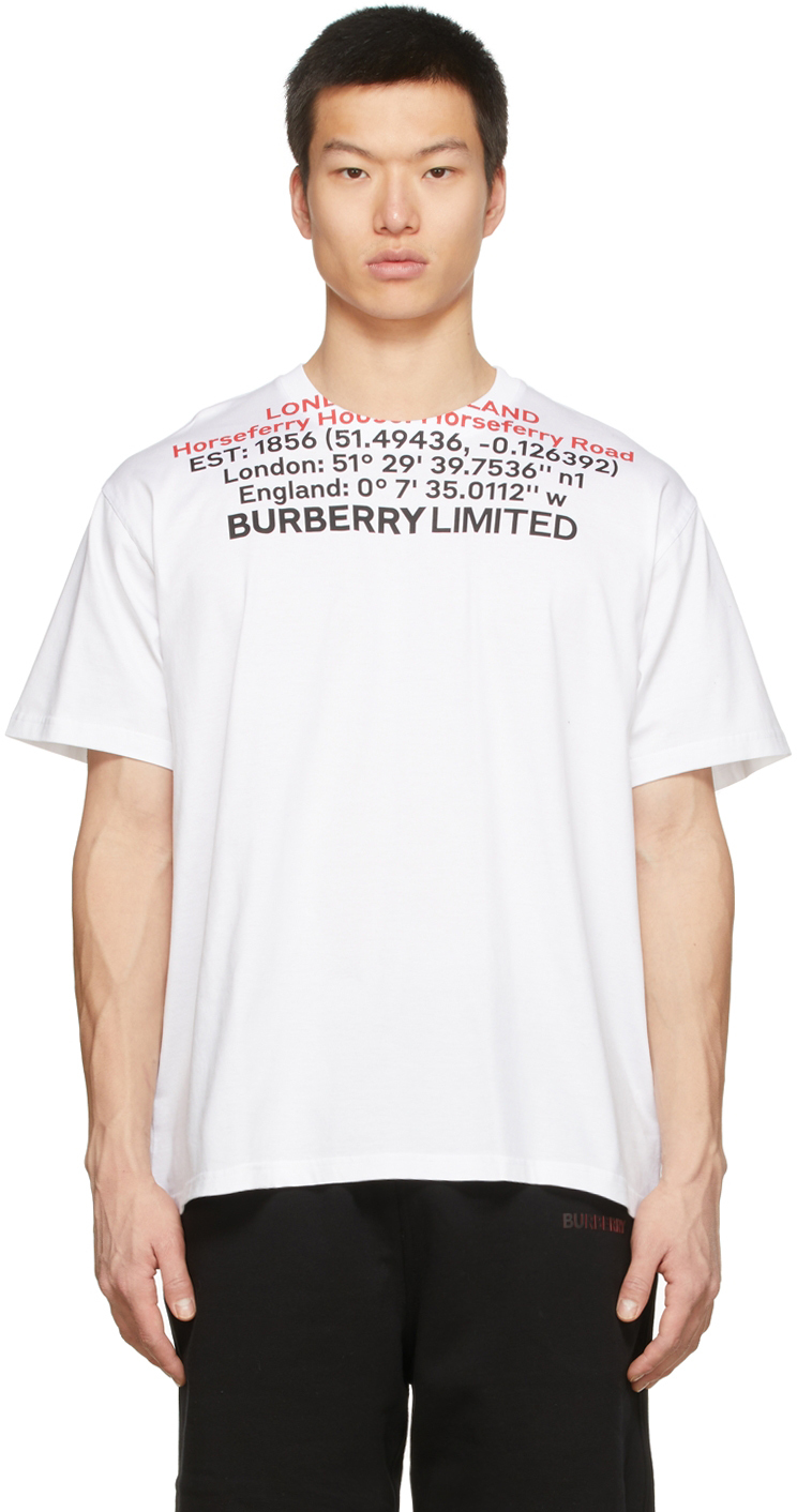 Photo: Burberry White Jensen T-Shirt