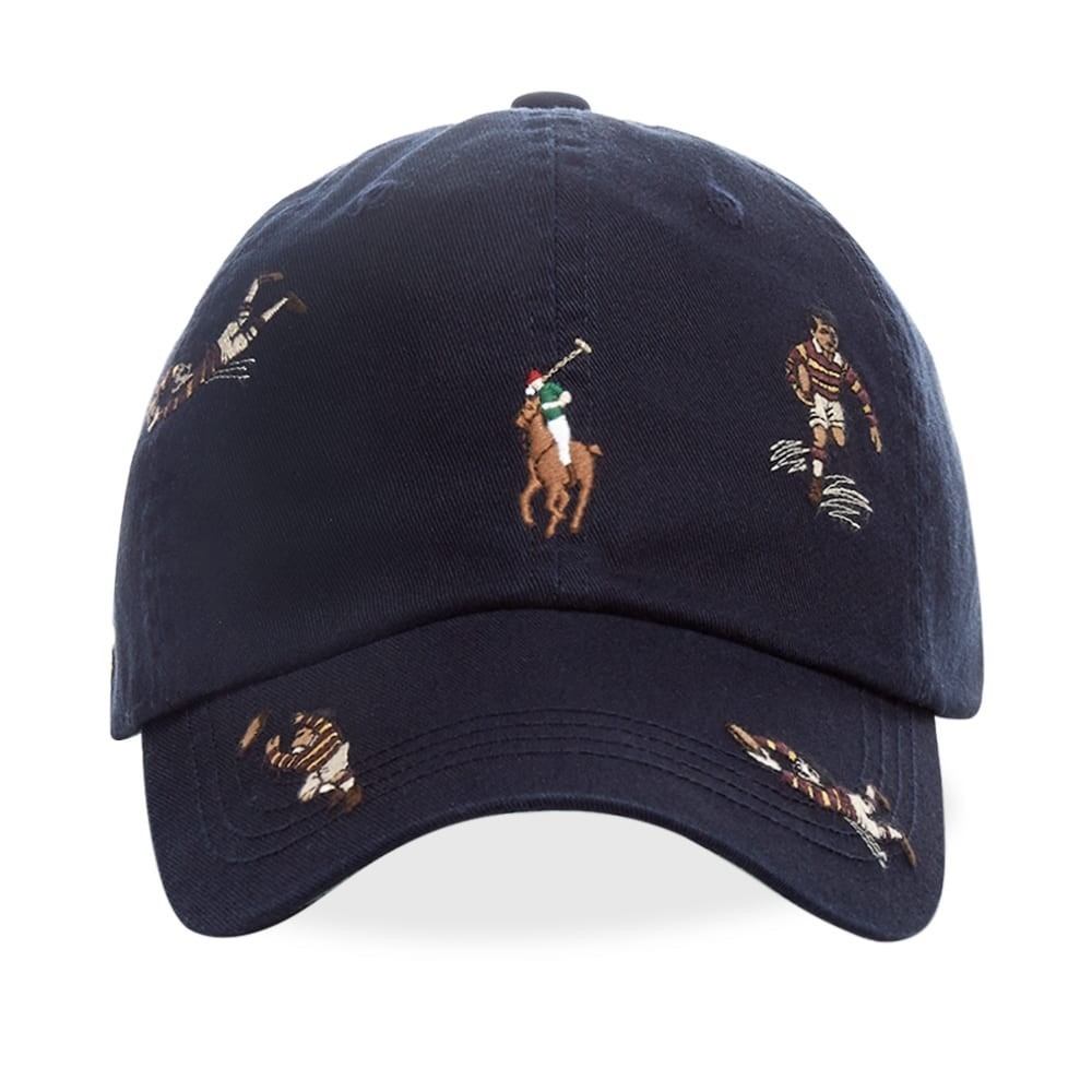 Polo Ralph Lauren Embroidered Rugby Player Cap Polo Ralph Lauren