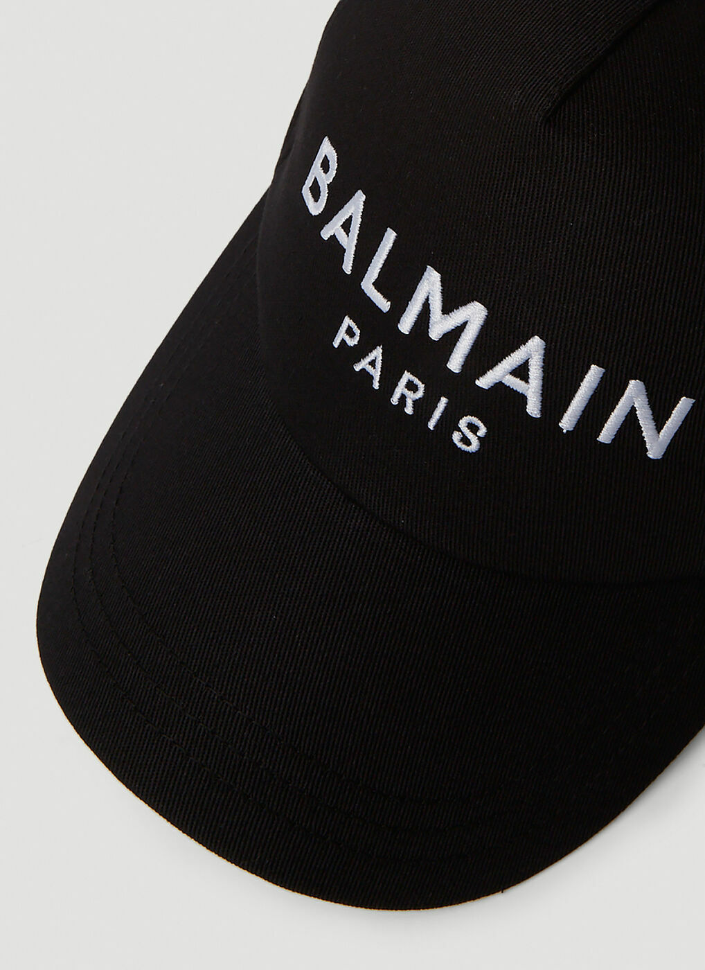 Logo Embroidery Baseball Cap In Black Balmain 1505