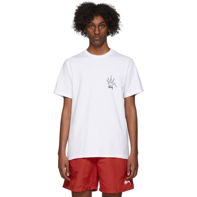 Stussy White Old Crown T-Shirt Stussy