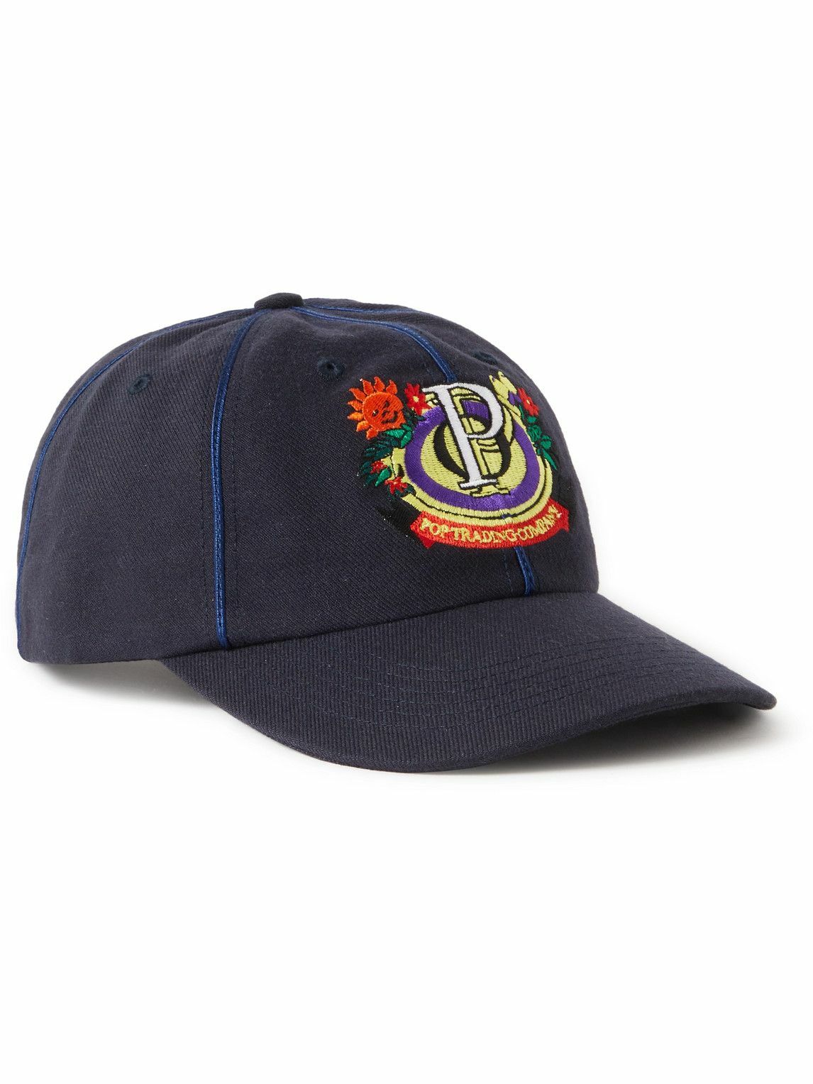 Photo: Pop Trading Company - Logo-Embroidered Cotton-Twill Baseball Cap