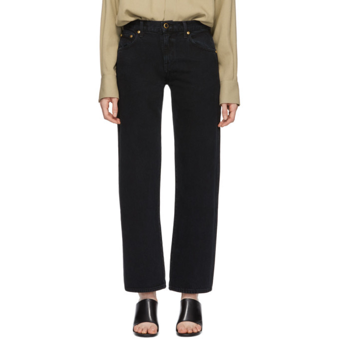 Khaite Black The Kerrie Jeans Khaite