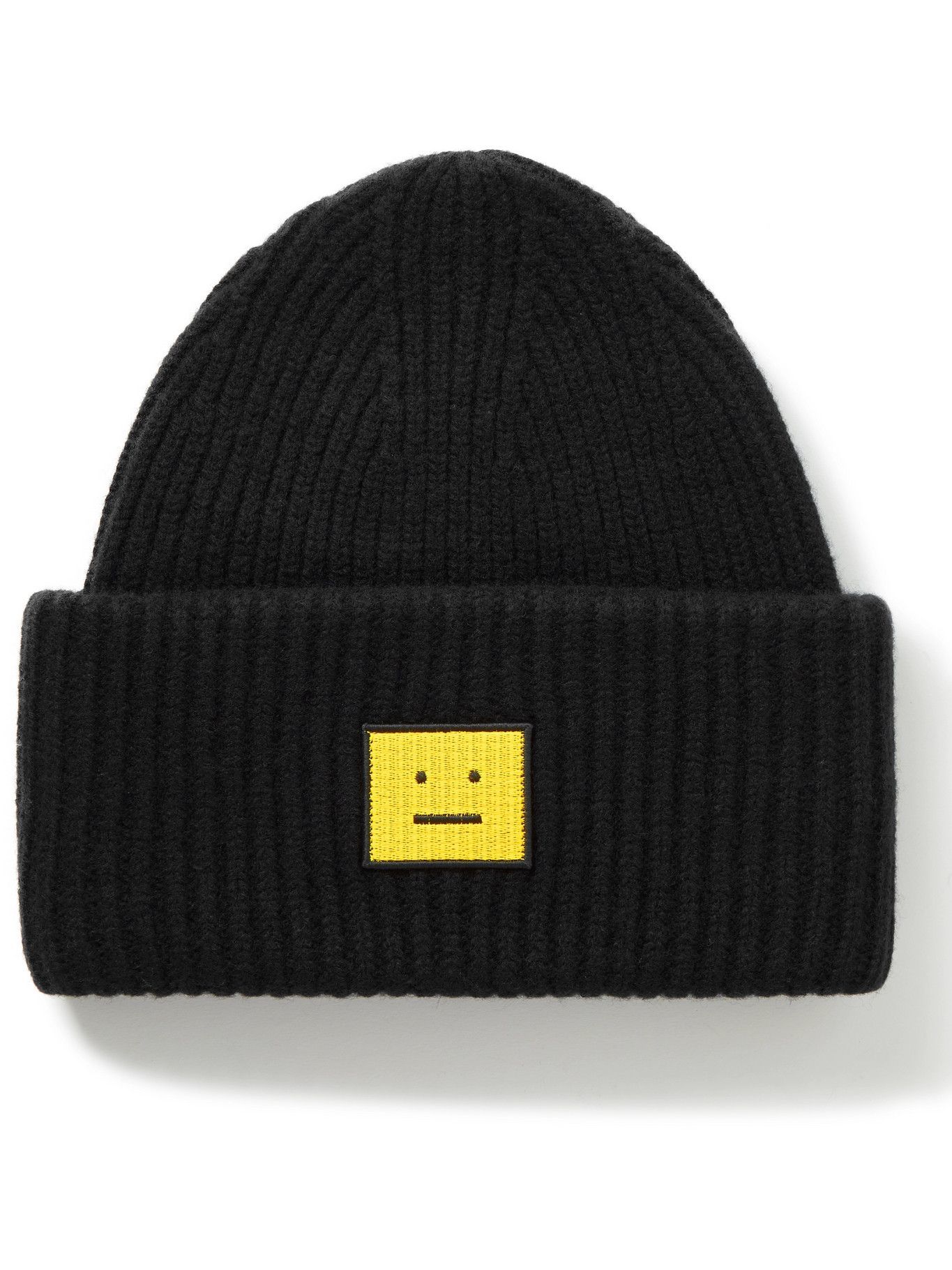 Acne Studios - Logo-Appliquéd Ribbed Wool Beanie Acne Studios