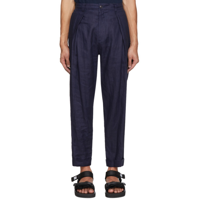 Blue Blue Japan Indigo Linen Trousers 