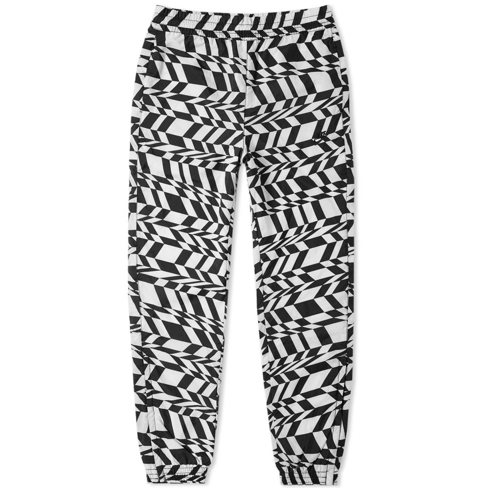 woven swoosh pants