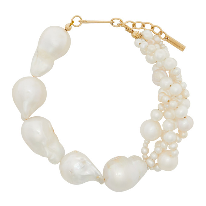 Completedworks Gold Freshwater Pearls Bracelet Completedworks