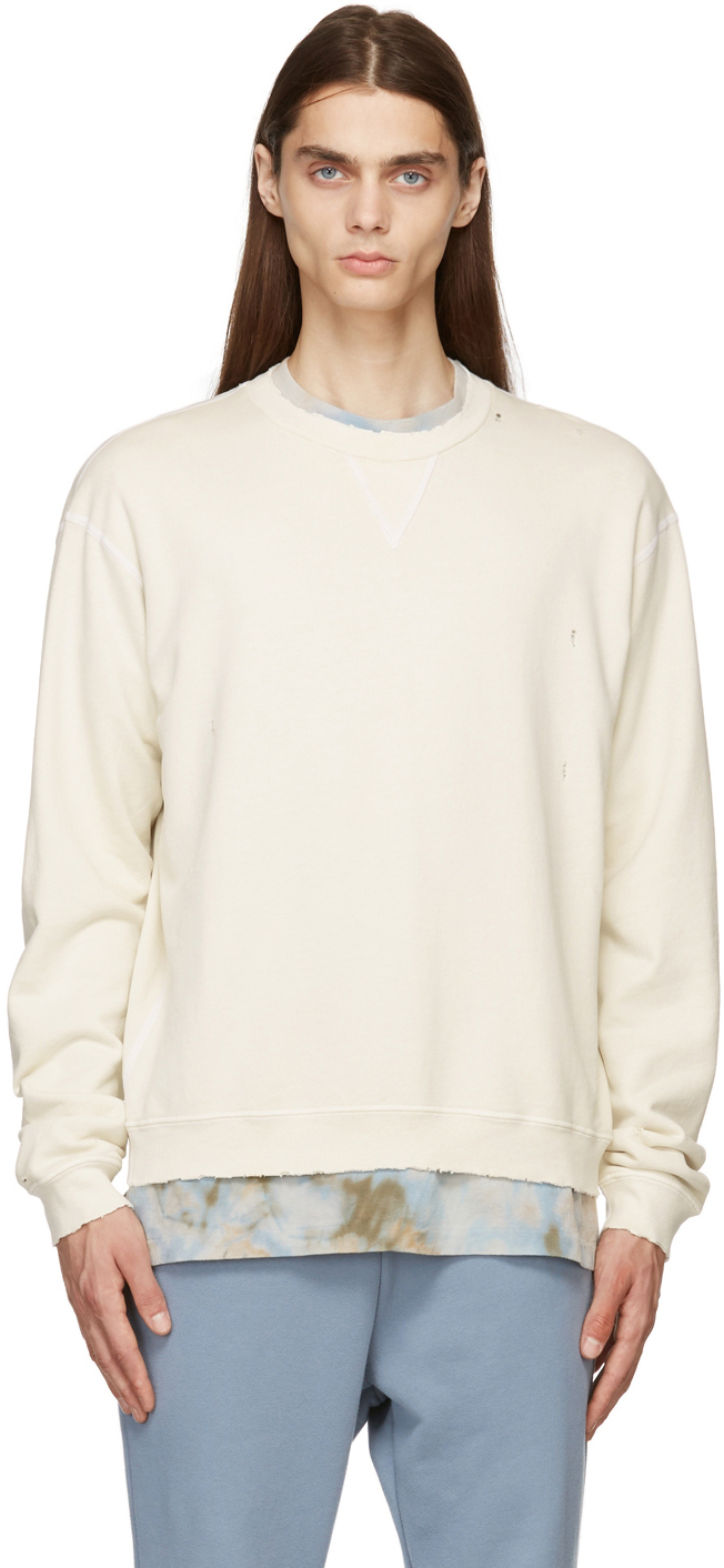 John Elliott Off-White Folsom Sweatshirt John Elliott