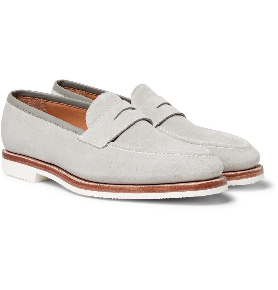 Capri Suede Penny Loafers 