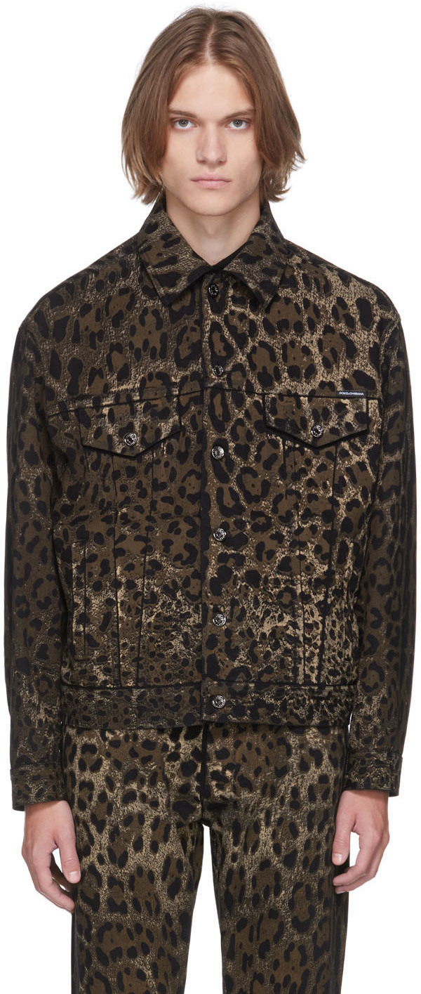 dolce and gabbana leopard jacket