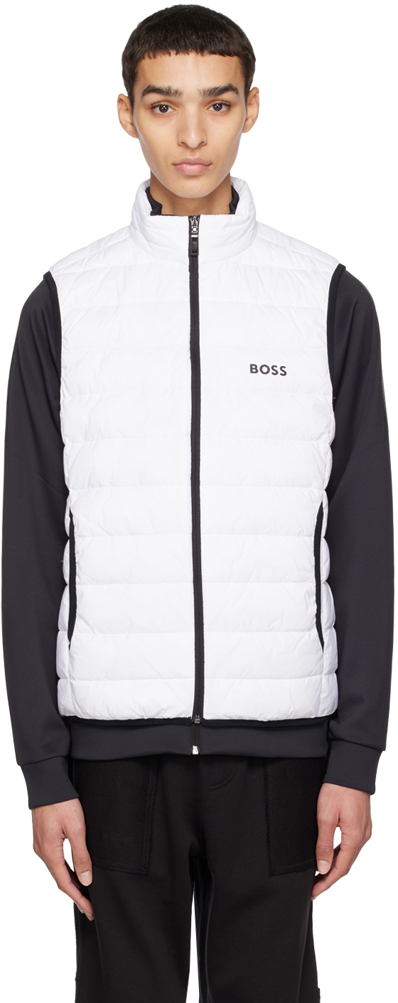 BOSS White V Thor Down Vest BOSS