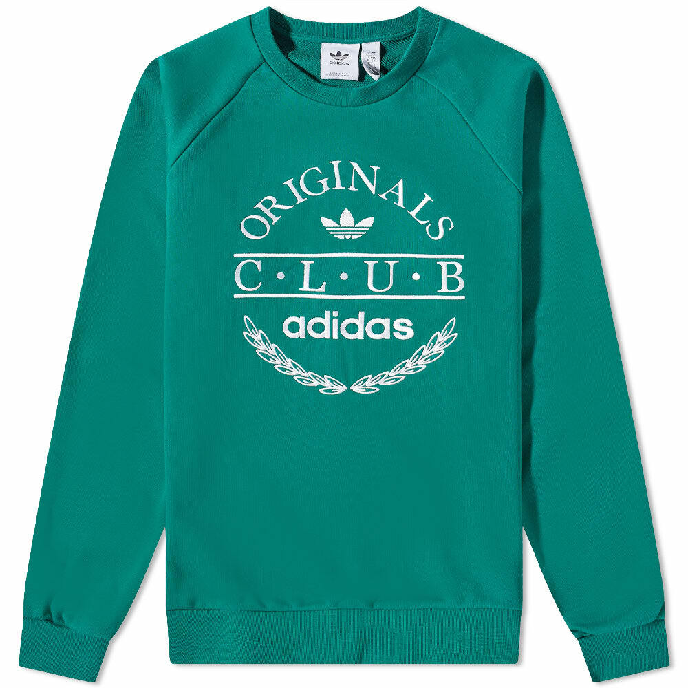 Photo: Adidas Men's 'Sports Resort' Club Sweater in Collegiate Green